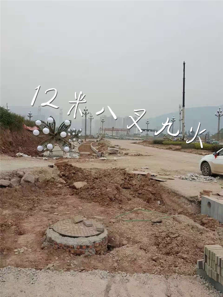 重庆黔江道路延伸工程-玉兰灯